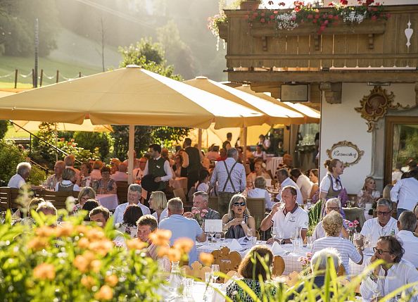 Feste auf unserer Terrasse