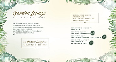 GARDEN LOUNGE am Rasmushof